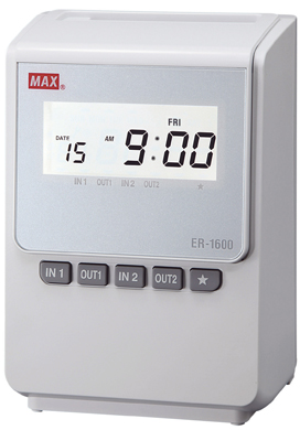 MAX ER-1600 美克司全自動打咭鐘