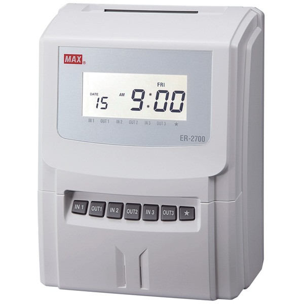 MAX ER-2700 美克司全自動打咭鐘