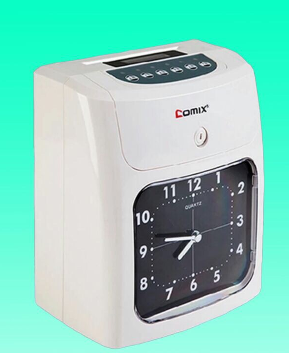 COMIX MT620T 六欄電子咭鐘(雙色)