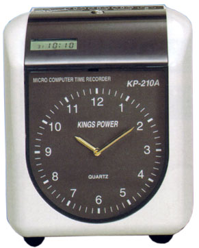 KINGS POWER KP-210A 皇牌微電腦打卡鐘