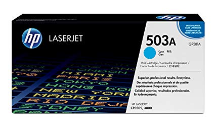 HP 503A (Q7581A) Cyan Original Toner Cartridge