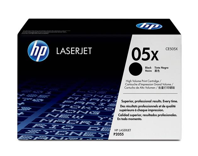 HP 05X (CE505X) Black High Yield Original Toner Cartridge (for HP LaserJet P2035 P2035n P2055 P2055dn)