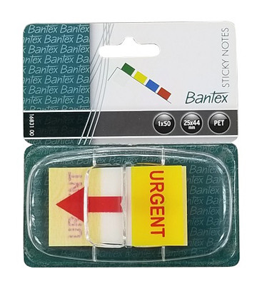 BANTEX 166831 (URGENT ) Sticky Notes  (25 x 44mm)