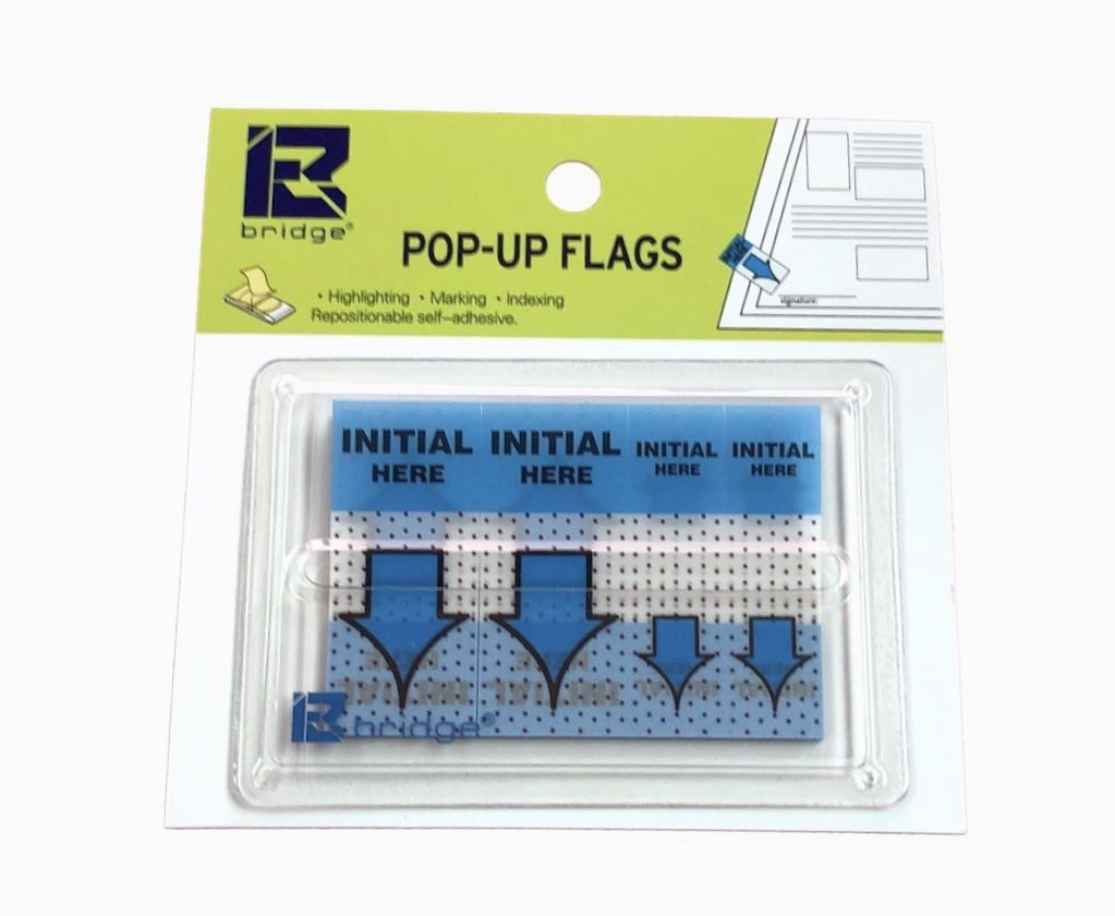 Bridge POP-UP FLAGS 680-13  - INTITAL HERE #51005