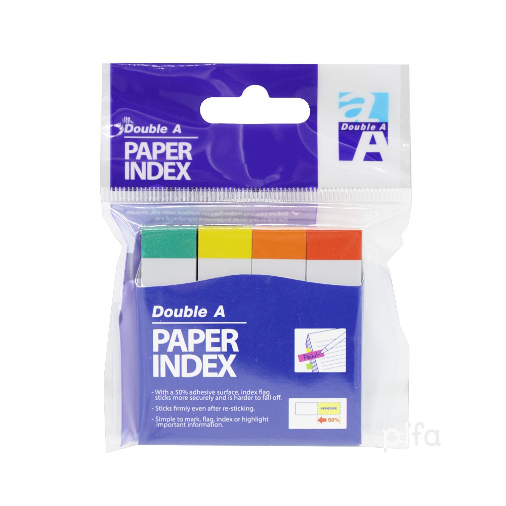 Double A PAPER INDEX  PI131209-EN  (50x12mm)