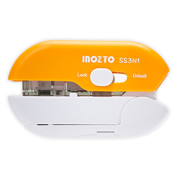 INOZTO SS3N1 3合1 多功能無針訂書打孔機