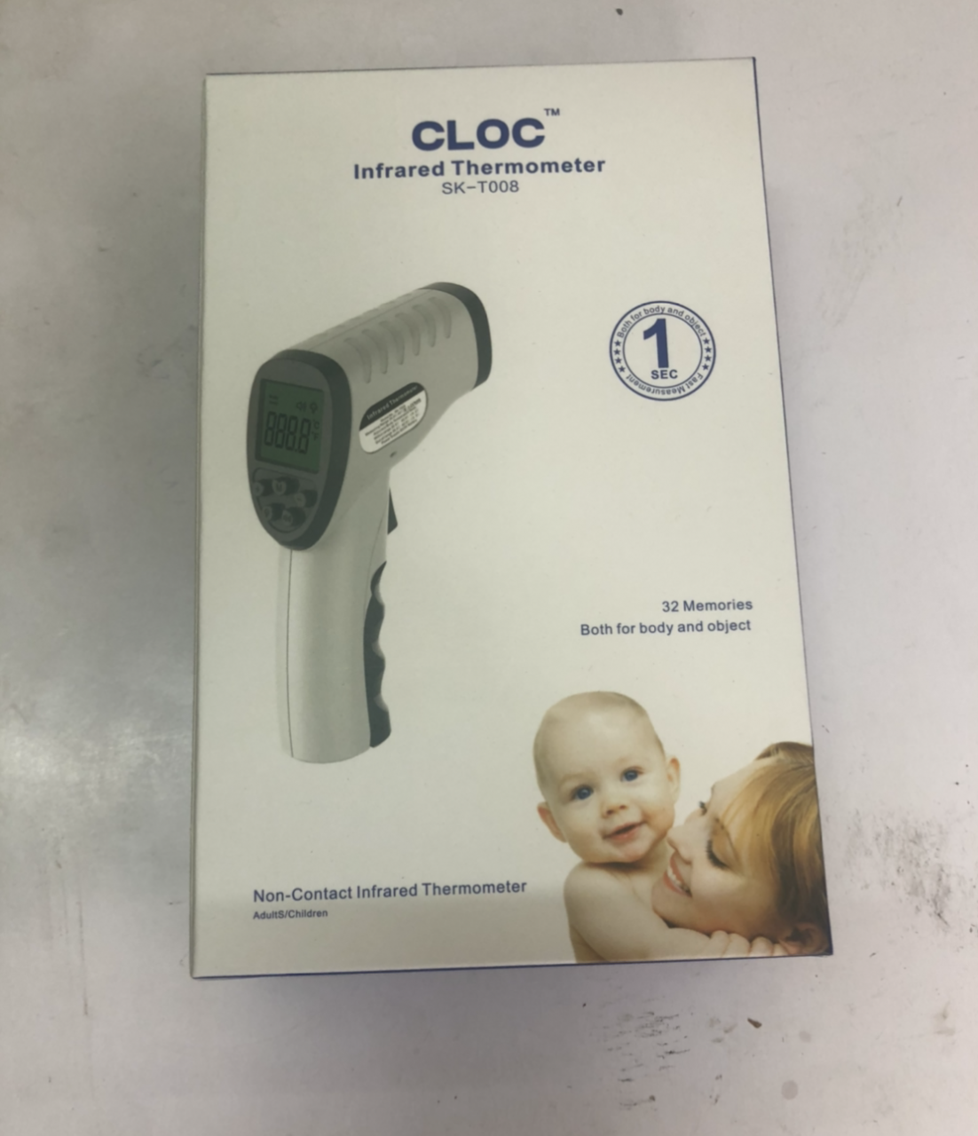 CLOC 非接觸式數字紅外測溫儀 SK-T008
