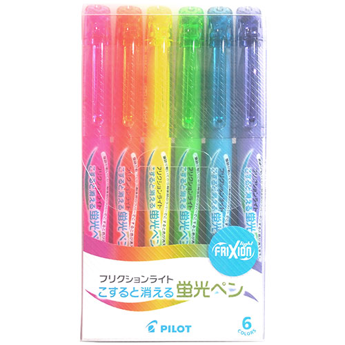 PILOT 百樂牌 Frixion SFL-60SL 擦擦螢光筆(6支裝)