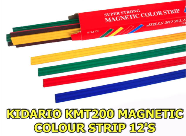 Kidario KMT200 白板軟磁石條 8"