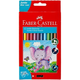Faber-Castell 12色大六角油性木顏色筆 #111622