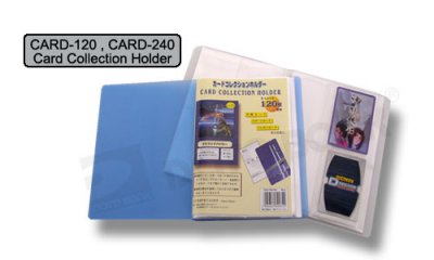 Data Bank Card240 透明卡片簿 (磨砂藍、磨砂白)