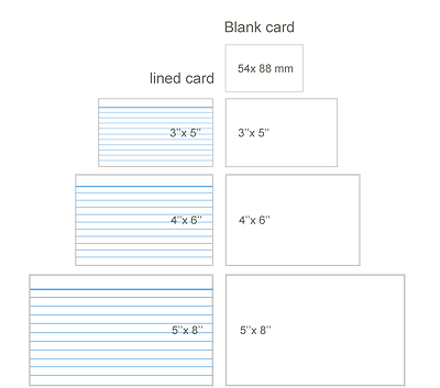 3"x 5" 白咭 @100'S
