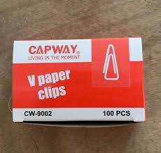 CAPWAY 30mm 三角萬字夾- 100個/盒