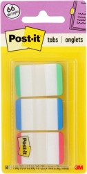 3M 報事貼 686L-GBR 特厚索引旗仔(1" x 1-1/2") <66張裝>