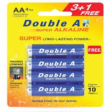 Double A  2A Super Alkaline 超級鹼性電池(4粒裝)
