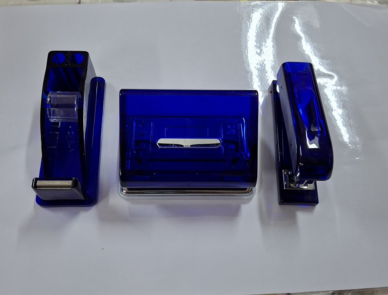 EPL G123 亞加力文具套裝 (打孔機,釘書機,膠紙座)