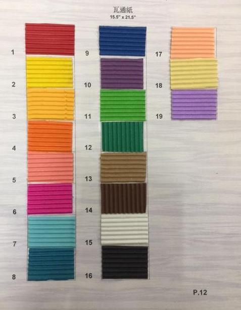 瓦通紙 15.5"x21.5" - 13色
